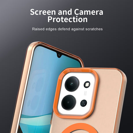 Husa de protectie Techsuit CandyCase MagSafe compatibil cu Xiaomi Redmi 15C 4G / Redmi 15C 5G / Poco C85 4G, Portocaliu