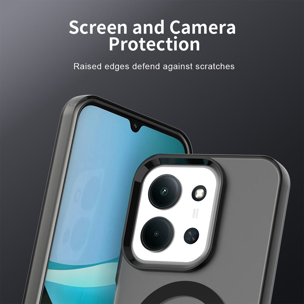 Husa de protectie Techsuit CandyCase MagSafe compatibil cu Xiaomi Redmi 15C 4G / Redmi 15C 5G / Poco C85 4G, Negru