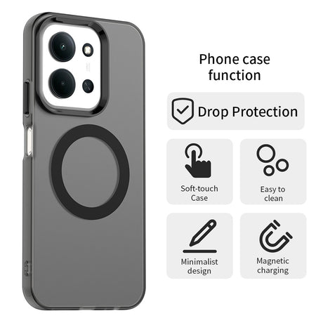 Husa de protectie Techsuit CandyCase MagSafe compatibil cu Xiaomi Redmi 15C 4G / Redmi 15C 5G / Poco C85 4G, Negru