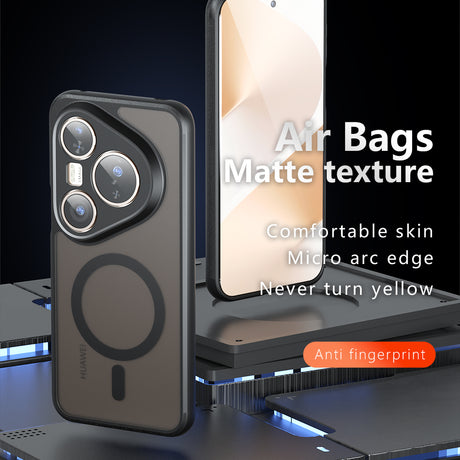 Husa de protectie Techsuit PureFrost MagSafe compatibil cu Huawei Pura 80 Ultra, Negru Mat