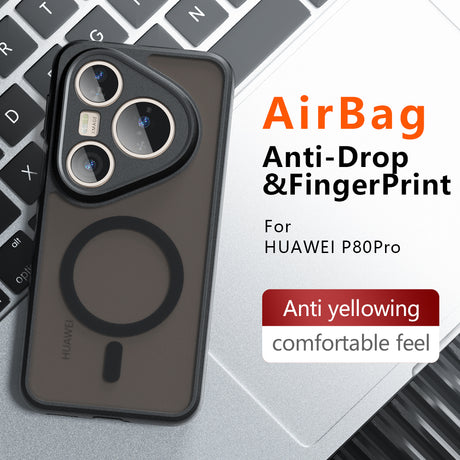 Husa de protectie Techsuit PureFrost MagSafe compatibil cu Huawei Pura 80 Ultra, Negru Mat