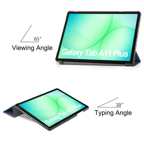 Husă tabletă Techsuit FoldPro pentru Galaxy Tab A11 Plus / Samsung Galaxy Tab A9 Plus, albastră