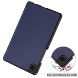 Husa de protectie tableta Techsuit FoldPro compatibil cu Samsung Galaxy Tab A11 / A9, Albastru