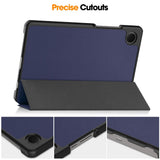 Husa de protectie tableta Techsuit FoldPro compatibil cu Samsung Galaxy Tab A11 / A9, Albastru