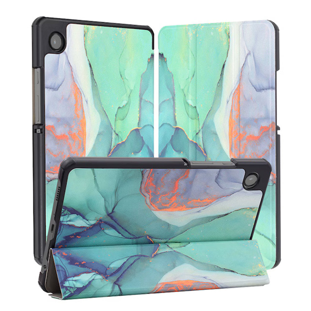 Husa de protectie tableta Techsuit FoldPro compatibil cu Samsung Galaxy Tab A11 Plus / A9 Plus, Verde Time