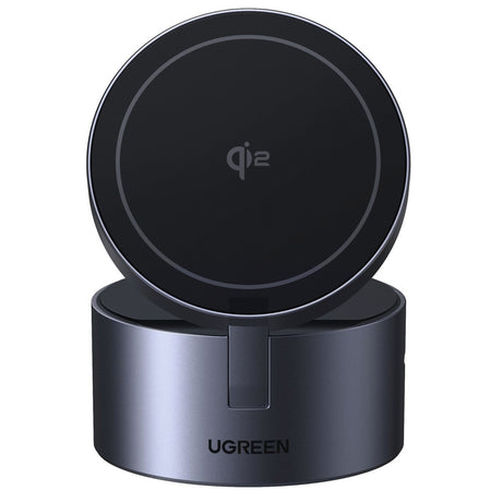 Incarcator Ugreen Wireless Charging Station W712 (65148), MagSafe, Fast Charging, Qi2, 25W, with Wall Charger, 45W, Cable, 60W, Gri