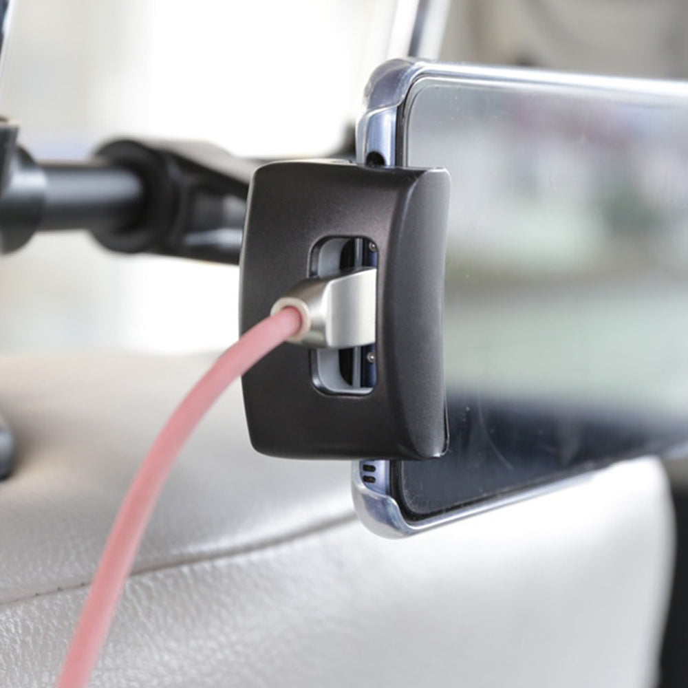 Suport Yesido (C29), for Rear Seat, Silicone Clip, 360, 4-10inch Devices, Negru