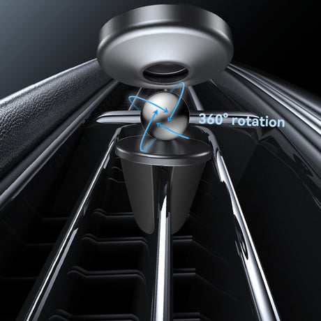 Suport Yesido Mini (C214), Magnetic, for Air Vent, Free Rotation, Zinc Alloy, Non-slip, Universal, Negru