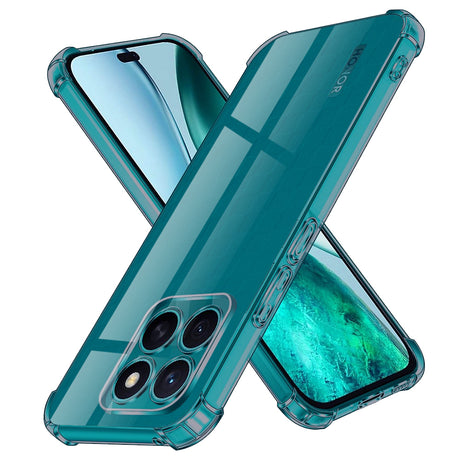 Husa de protectie Techsuit Shockproof Clear Silicone compatibil cu Honor X8c, Negru Fumuriu