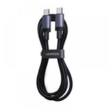 Cablu Ugreen (65908), Type-C to Type-C, Fast Charging, 240W, 5A, 480Mbps, Nylon Braided, 2m, Gri