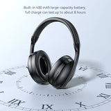 Casti Yesido Wireless (EP08), with Bluetooth V5.3, Active Noise Cancelling, Microphone, 500mAh, Negru