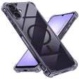 Husa de protectie Techsuit Shockproof Clear Silicone MagSafe compatibil cu Samsung Galaxy A07 4G, Negru Fumuriu