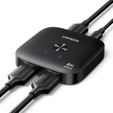 Adaptor Ugreen Adapter (65877), Splitter Type-C, HDMI to 2x HDMI, UHD 8K@60Hz, Plug&Play, Stable Transmission, Negru