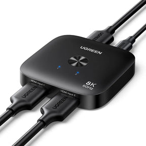 Adaptor Ugreen Adapter (65877), Splitter Type-C, HDMI to 2x HDMI, UHD 8K@60Hz, Plug&Play, Stable Transmission, Negru