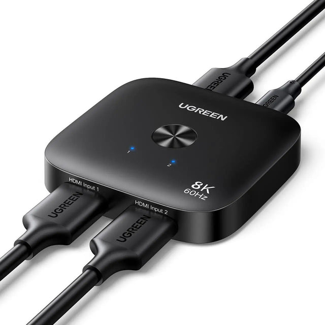 Adaptor Ugreen Adapter (65877), Splitter Type-C, HDMI to 2x HDMI, UHD 8K@60Hz, Plug&Play, Stable Transmission, Negru