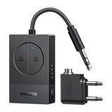 Adaptor Ugreen Transmitter Audio Adapter BT305 (65706), Type-C, Jack 3.5mm, Bluetooth 5.4, Dual Pairing, LED Lights, Negru