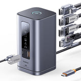 Hub/Dock Baseus 11in1 Docking Station Spacemate Series (B0112701), Triple 4K Display, 10Gbps, PD100W Fast Charging, Gri Spatial