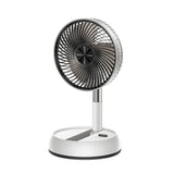 Yesido Premium Fan (YF11), Adjustable Height, Foldable, Portable, 3 Wind-Speed Settings, Remote Control, 6000mAh, Alb