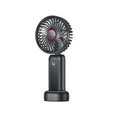 Yesido Mini Handheld Fan (YF10), Power Bank, Foldable, 3 Speed Levels, Phone Holder, 4000mAh, Type-C, Negru