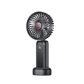 Yesido Mini Handheld Fan (YF10), Power Bank, Foldable, 3 Speed Levels, Phone Holder, 4000mAh, Type-C, Negru