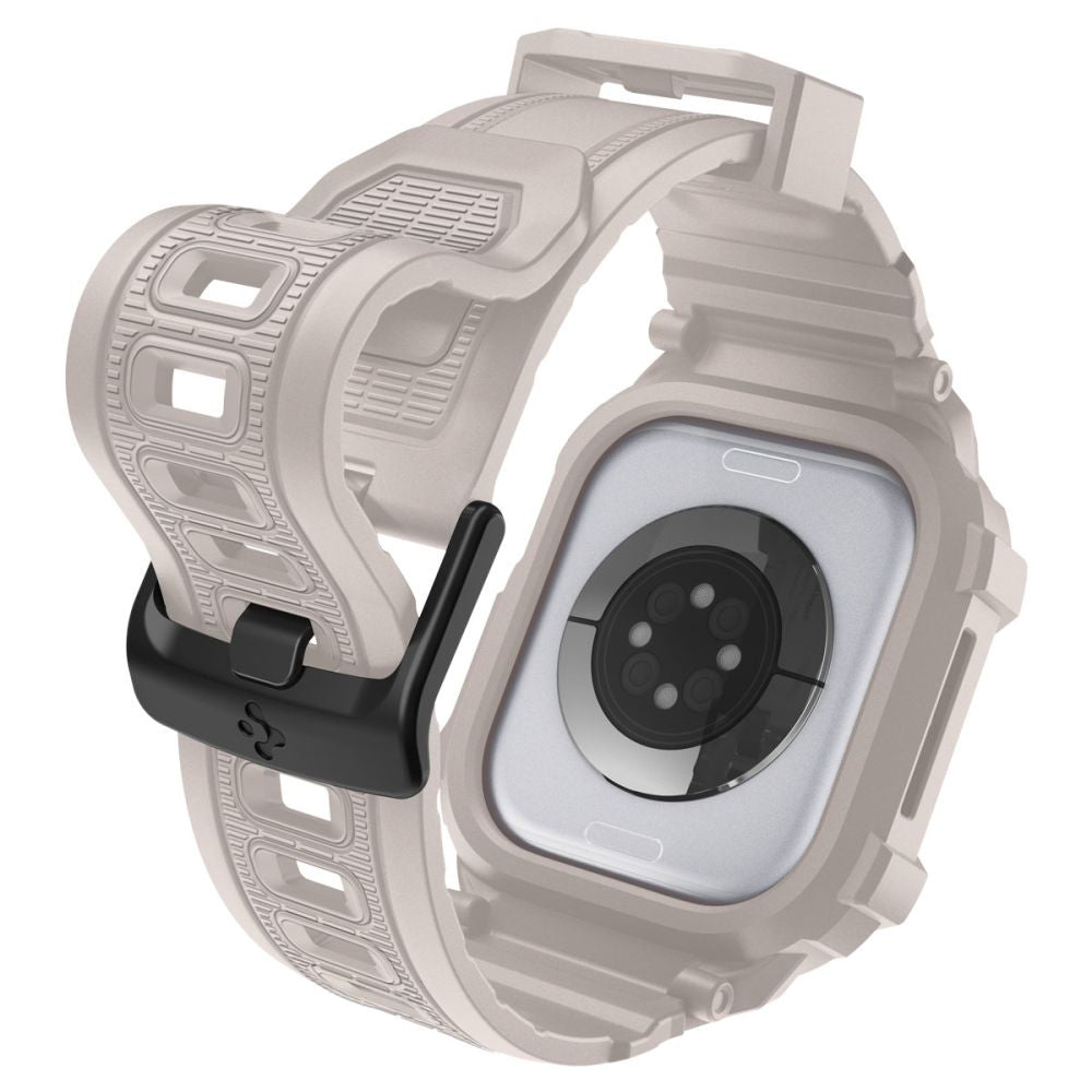 Accesoriu smartwatch Spigen Rugged Armor Pro V2 (ACS10496) compatibil cu Apple Watch 10 42mm / Watch 11 42mm, Dune Beige