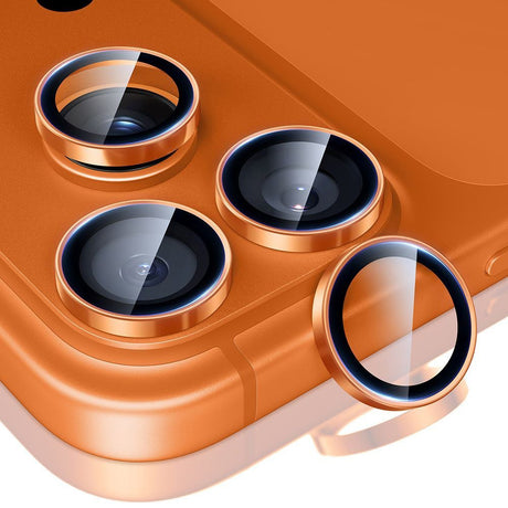 Folie de protectie ESR Armorite Camera Lens Protectors compatibil cu iPhone 14 Pro/Pro Max/15 Pro/Pro Max/16 Pro/Pro Max/17 Pro/Pro Max, Portocaliu