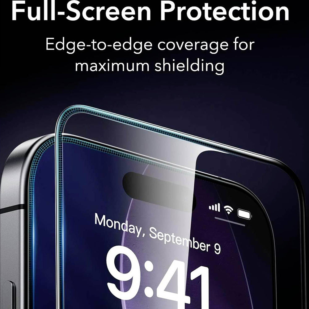 Folie de protectie ESR Armorite UltraFit (set de 2) compatibil cu iPhone 17 Air, Negru