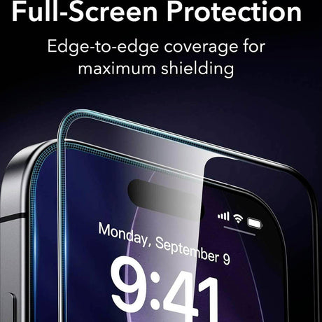 Folie de protectie ESR Armorite UltraFit (set de 2) compatibil cu iPhone 17 Pro Max, Negru