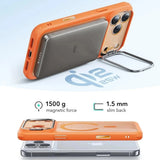 Husa de protectie ESR Classic Hybrid HaloLock Kickstand compatibil cu iPhone 17 Pro Max, Frosted Orange