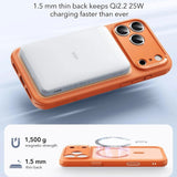 Husa de protectie ESR Classic Hybrid HaloLock compatibil cu iPhone 17 Pro, Frosted Orange