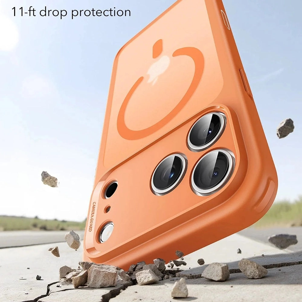 Husa de protectie ESR Classic Hybrid HaloLock compatibil cu iPhone 17 Pro, Frosted Orange