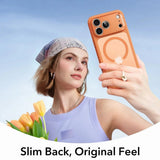 Husa de protectie ESR Classic Hybrid HaloLock compatibil cu iPhone 17 Pro, Frosted Orange