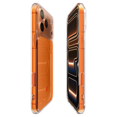 Husa de protectie Spigen Ultra Hybrid T MagSafe (ACS10474) compatibil cu iPhone 17 Pro Max, Glossy Orange