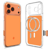 Husa de protectie Spigen Ultra Hybrid T MagSafe (ACS10474) compatibil cu iPhone 17 Pro Max, Glossy Orange