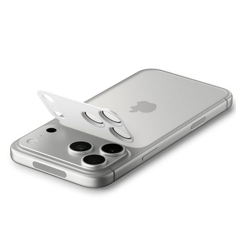 Folie de protectie Spigen Optik.tR EZ Fit Pro XL Camera Glass (AGL10647) compatibil cu iPhone 17 Pro, Argintiu