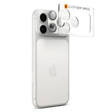 Folie de protectie Spigen Optik.tR EZ Fit Pro XL Camera Glass (AGL10647) compatibil cu iPhone 17 Pro, Argintiu