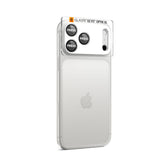 Folie de protectie Spigen Optik.tR EZ Fit Pro XL Camera Glass (AGL10647) compatibil cu iPhone 17 Pro, Argintiu