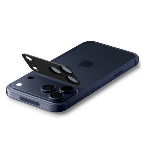 Folie de protectie Spigen Optik.tR EZ Fit Pro XL Camera Glass (AGL10644) compatibil cu iPhone 17 Pro, Negru