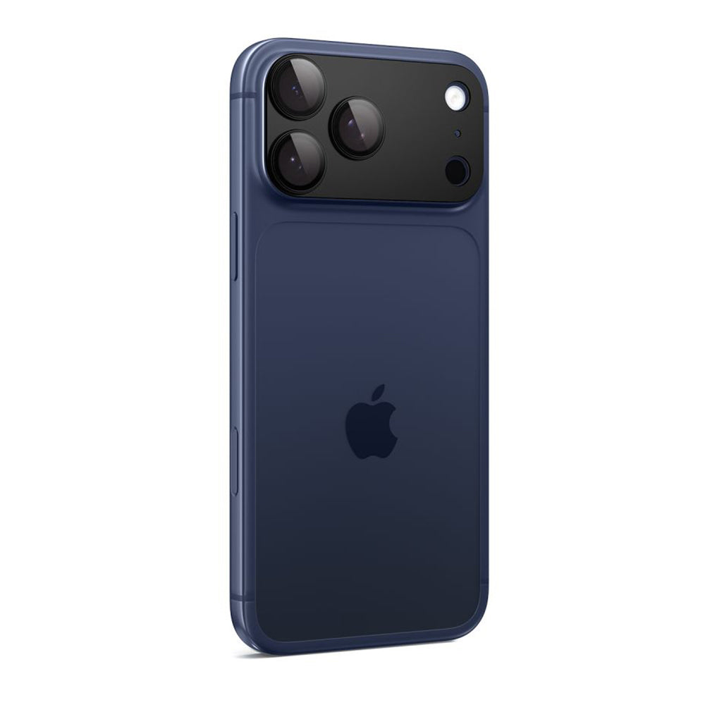 Folie de protectie Spigen Optik.tR EZ Fit Pro XL Camera Glass (AGL10644) compatibil cu iPhone 17 Pro, Negru