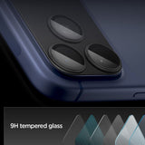 Folie de protectie Spigen Optik.tR EZ Fit Pro XL Camera Glass (AGL10649) compatibil cu iPhone 17 Pro Max, Negru