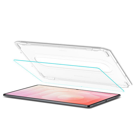 Husa de protectie tableta Spigen Glas.TR EZ-FIT Pro (AGL10200) compatibil cu Samsung Galaxy Tab S11 Ultra, Transparent