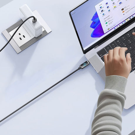 Cablu Mcdodo (CA-4250), USB-C to USB-C, 100W, LED Display, PD Fast Charging, 1.2m, Negru
