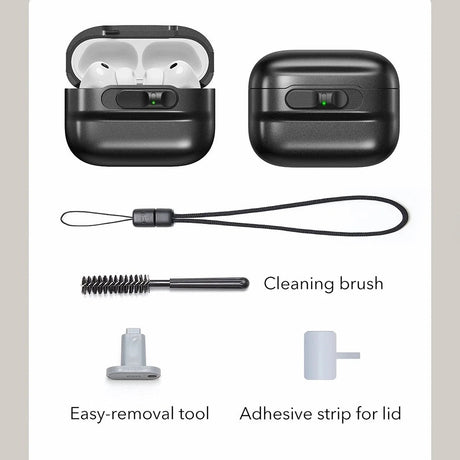 Casti ESR Pulse Magnetic FlickLock, Apple AirPods Pro 3, Titanium