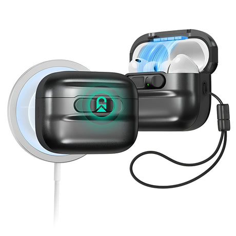 Casti ESR Pulse Magnetic FlickLock, Apple AirPods Pro 3, Negru