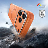 Husa de protectie ESR Cyber Armor Kickstand compatibil cu iPhone 17 Pro Max, Portocaliu