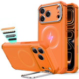 Husa de protectie ESR Cyber Armor Kickstand compatibil cu iPhone 17 Pro, Portocaliu