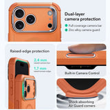 Husa de protectie ESR Cyber Armor Kickstand compatibil cu iPhone 17 Pro, Portocaliu