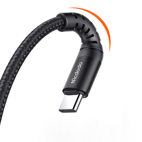 Cablu Mcdodo (CA-2271), USB to Type-C, Nylon Braided, Aluminum Alloy, Support QC4.0/3.0, 1m, Negru