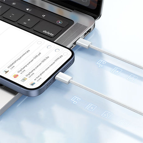 Cablu Mcdodo (CA-5690), USB-C to USB-C, PD Fast Charging, 3A, 60W, 480Mbps, 1m, Alb