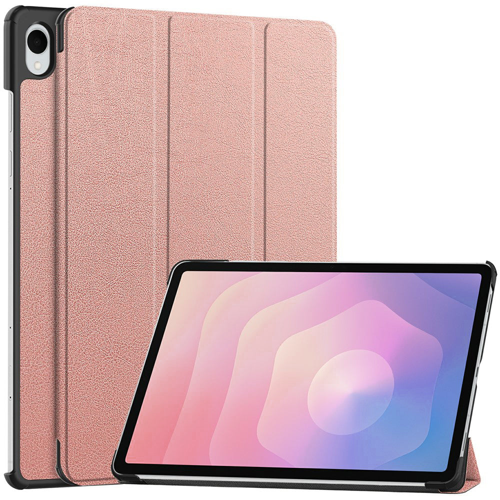 Husa de protectie tableta Techsuit FoldPro compatibil cu Samsung Galaxy Tab S11, Roz Auriu